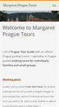 Mobile Screenshot of margaretpraguetours.com