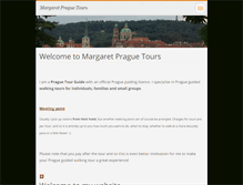Tablet Screenshot of margaretpraguetours.com
